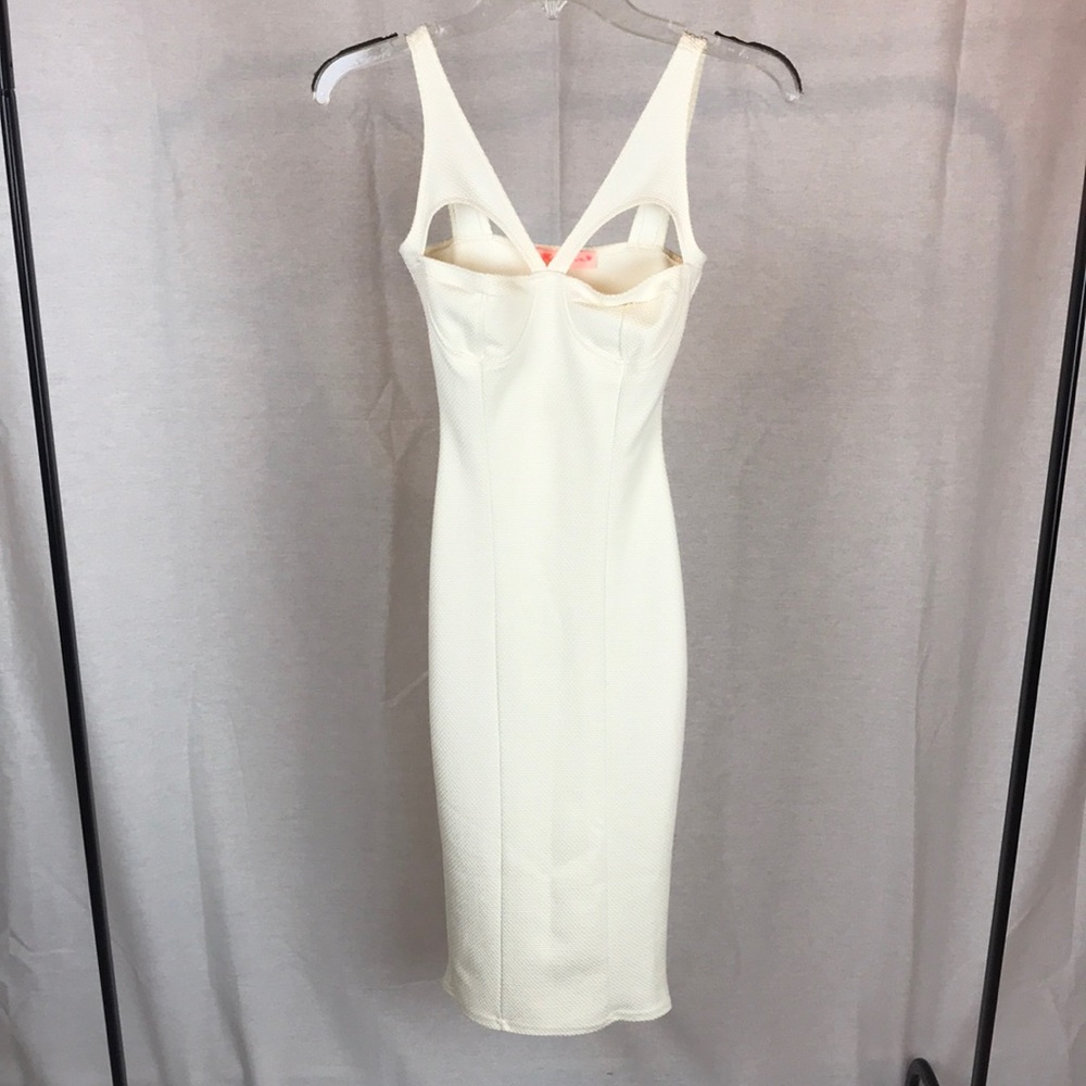 Fitted Cream Dress
